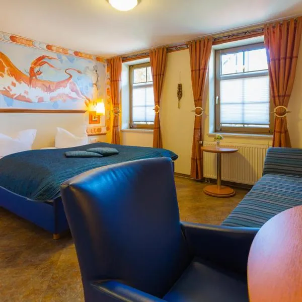 Viesnīca Hotel & Ferienwohnungen Bohlenblick pilsētā Zālfelde