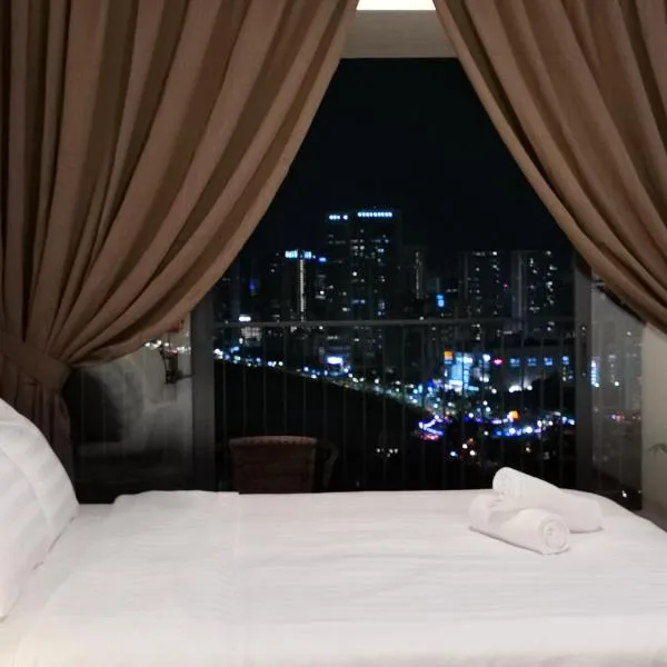 Landmark Million Dollar King Suite #Netflix#500mbps Wifi#Atari – hotel w mieście Tanjong Tokong