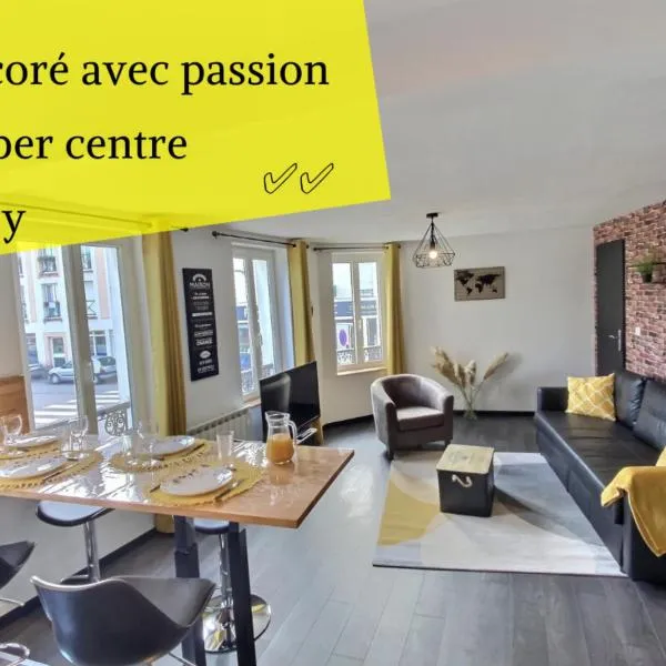 Parking - Wifi - Hyper Centre - Cosy - Lumineux, hotel di Montivilliers