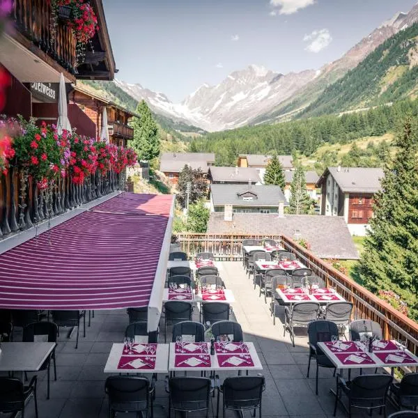Hotel Edelweiss Blatten Lötschental, hotel v destinaci Blatten im Lötschental