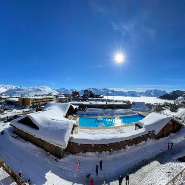 Superbe Studio avec vue exceptionnelle, hotel LʼAlpe-dʼHuez