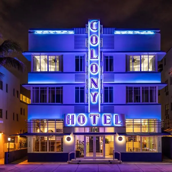 Colony Hotel, hôtel à Miami Beach