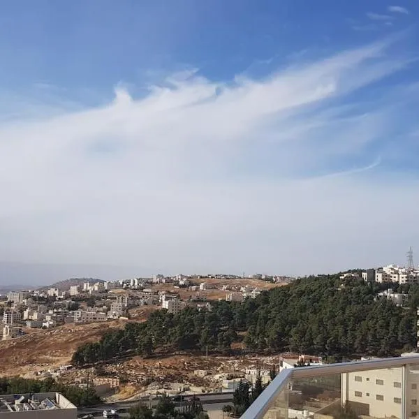 Penthouse overlooking Jordan valley, ξενοδοχείο σε Shūnat Ibn ‘Adwān