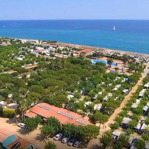 Albatross Mobile Homes on Camping El Pla de Mar, hotel v destinaci Malgrat de Mar