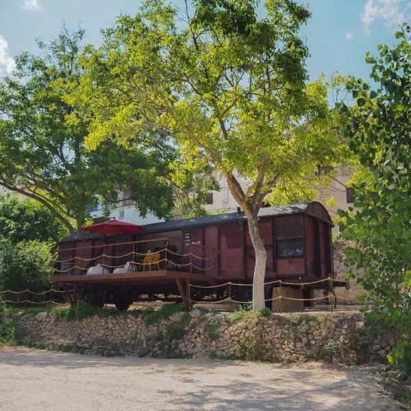 Vagón Orient Express, hotel in Aras de Olmos