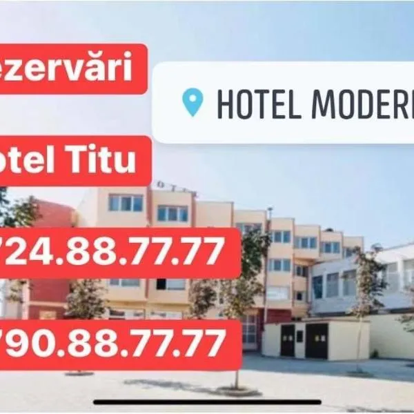 HOTEL modern / Imobiliare Garcea Titu, hotel en Lunguleţu