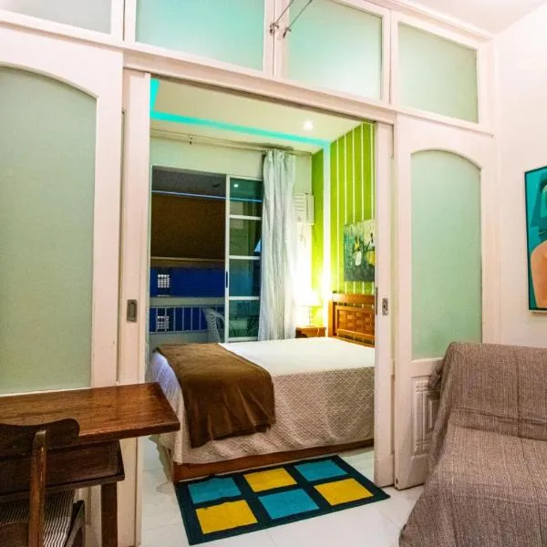 Copacabana studio vista-mar e Cristo Redentor 200m da praia