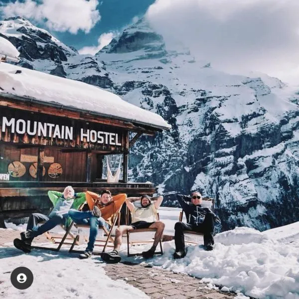 기멜발트에 위치한 호텔 마운틴 호스텔 짐멜발트(Mountain Hostel Gimmelwald)