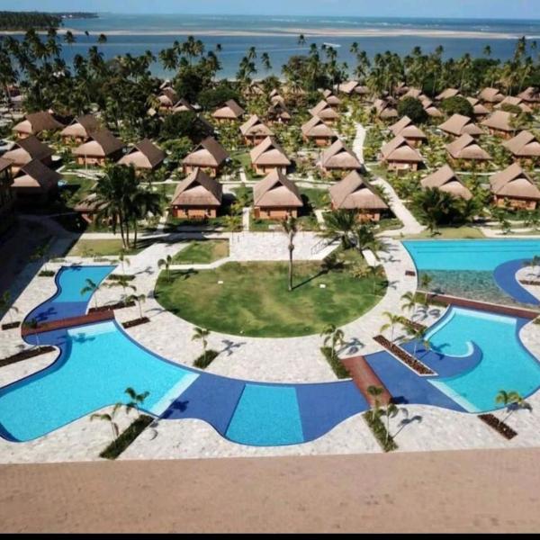 LINDO Flat Eco Resort - melhor trecho da praia de Carneiros