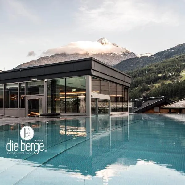 die berge lifestyle-hotel sölden, hotel v Söldenu