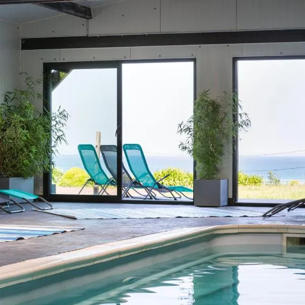 La Metairie du Vauhariot - Maison d'hôtes de Caractère Vue Mer Piscine Intérieure Chauffée, hotel v mestu Cancale