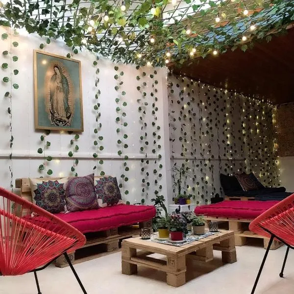Hospedaje Casa Rosa Jardín、ハルディンのホテル