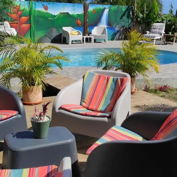 Un coin de paradis, piscine privative, vue Saintes, hotel v destinaci Trois-Rivieres
