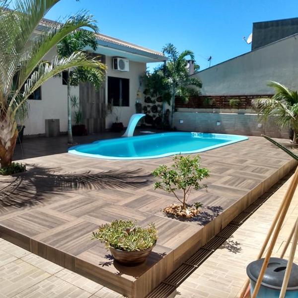 Edicula com um quarto banheiro e piscina e lazer - Foto 4