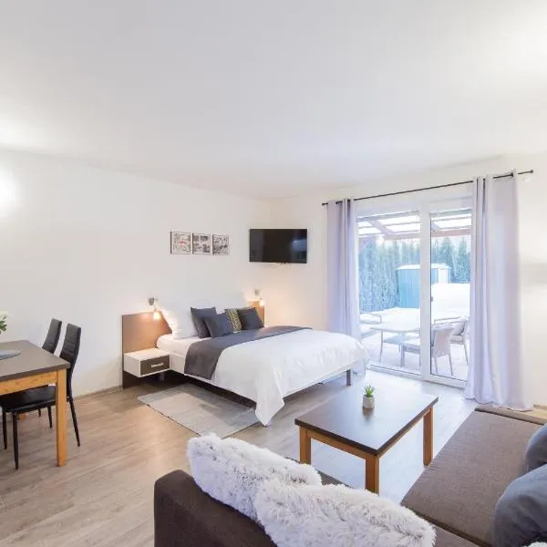 Apartmán Sophia 4 s terasou, hotel ve Velkých Losinách