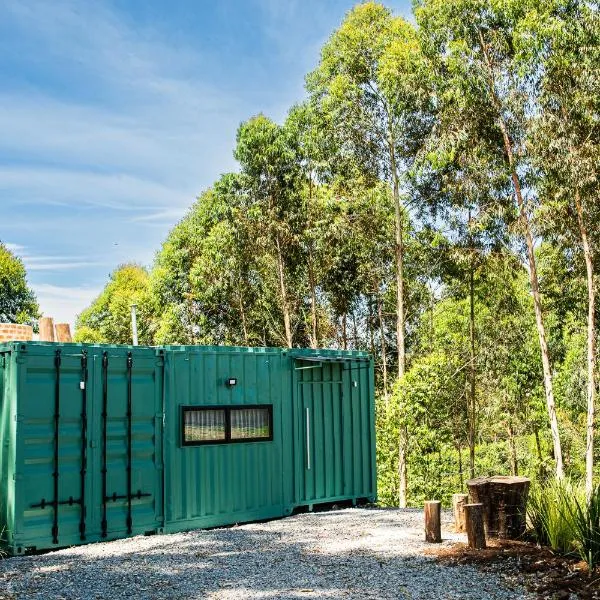 Casa Container FIGO em meio a natureza na Serra Gaúcha, hotell i Antônio Prado