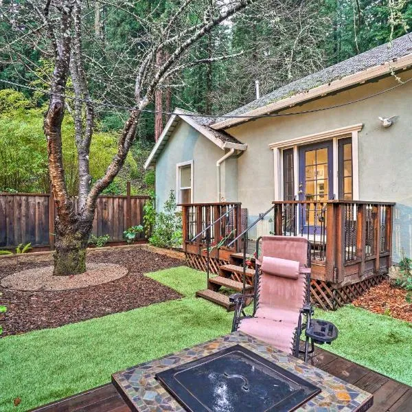 California Cottage < 4 Mi to Redwood Hiking Trails, hotel in Ben Lomond