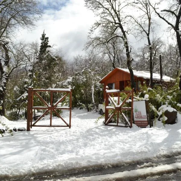 Cabañas Los Cuatro Robles, hotell i Las Trancas