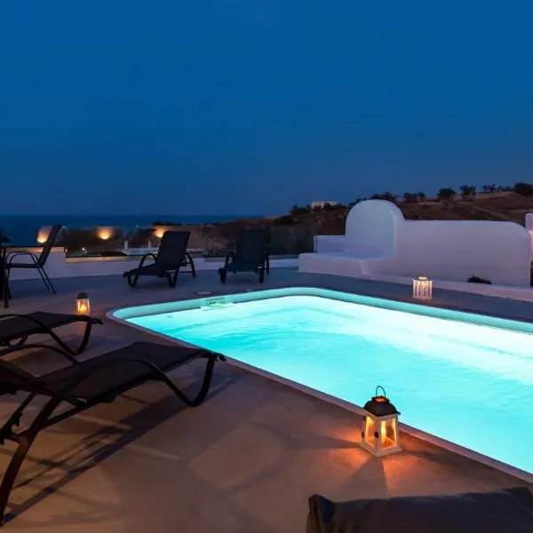 Villa Waves: Monolithos şehrinde bir otel