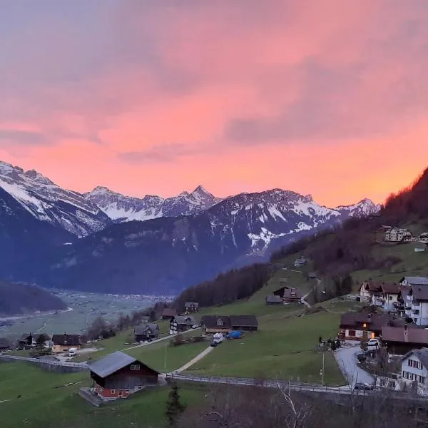 Large Apartment 8beds great for family and friends, Mountain View, hotel em Amden