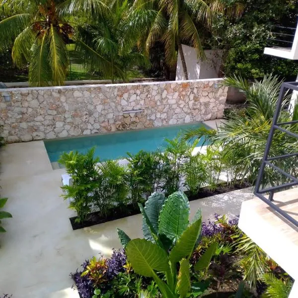 Departamento para 4 Personas Sueñitos en Bacalar, hotel in Bacalar