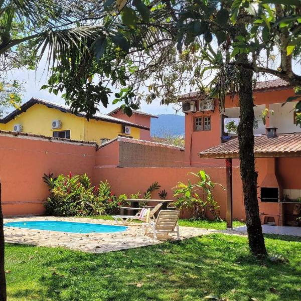 Casa com piscina a 350m da Praia de Boiçucanga em São Sebastião
