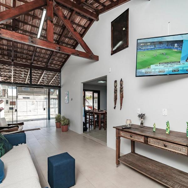 Casa na praia de Morrinhos Bombinhas para 10 pessoas, Excelente localização - Foto 5