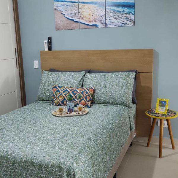 Apto Centro Ubatuba com Varanda Gourmet, Suíte, Piscina e Garagem Privativa Coberta - Foto 4