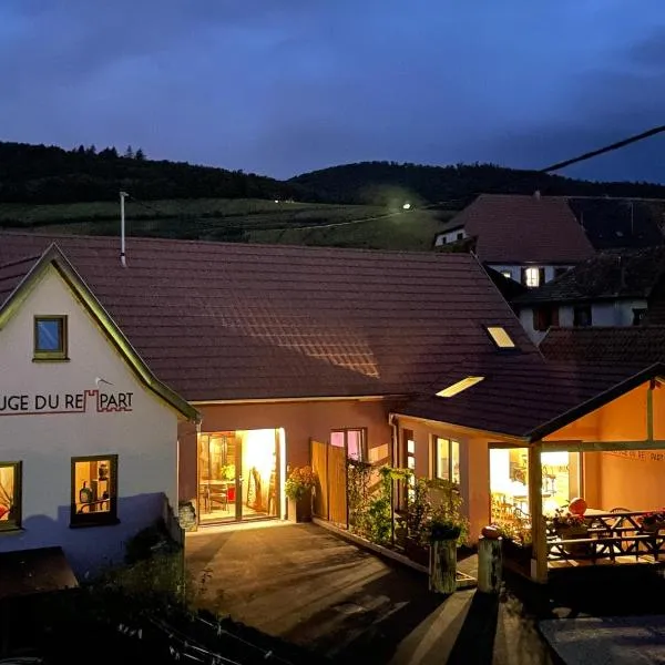 Le Refuge du Rempart, hotell i Dambach-la-Ville