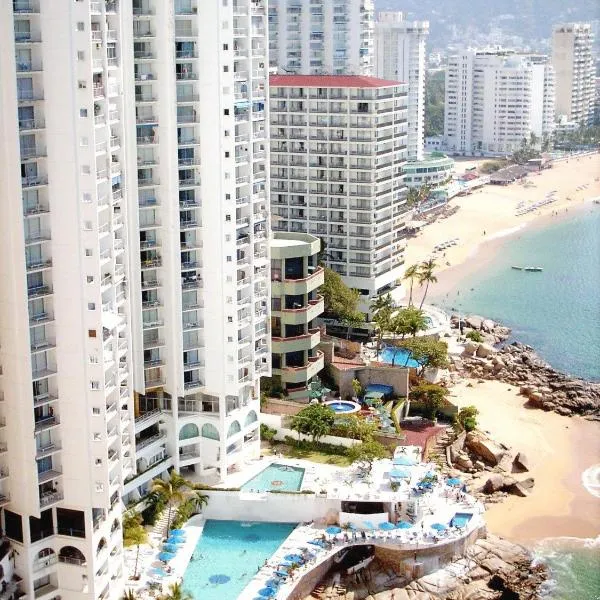 Hotel Las Torres Gemelas Acapulco, hótel í Pie de la Cuesta