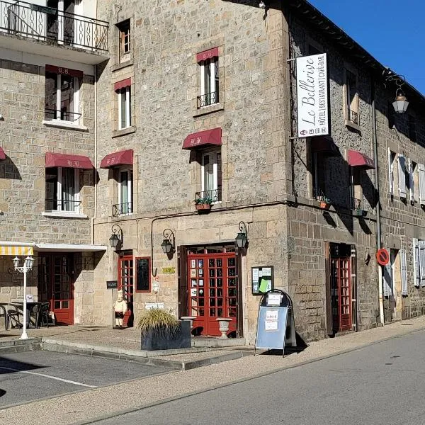 Hotel - Bistro - Bar - PMU Le Bellerive, viešbutis mieste Peyrat-le-Château