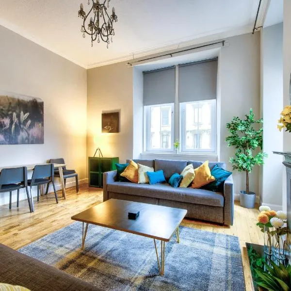 Stylish & Spacious 3 Bedroom Apt in Finnieston, West End, hotelli Glasgow'ssa