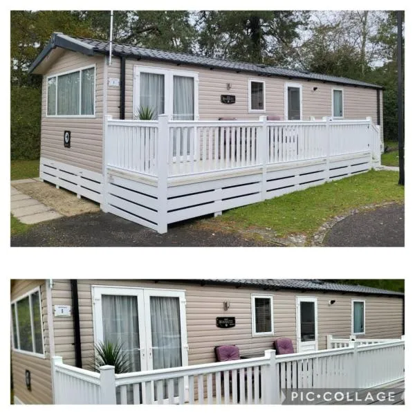 5 Geranium, Holiday Home in Oakdene Forest Park, hotelli kohteessa Ferndown