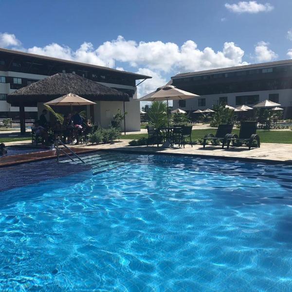 Flat térreo - Porto de Galinhas PE - Condomínio CUPE BEACH LIVING - pé na areia