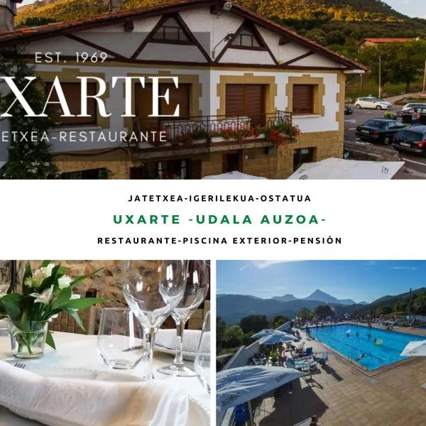Uxarte -Alojamiento, restaurante y piscinas, hotel in Arrasate - Mondragon