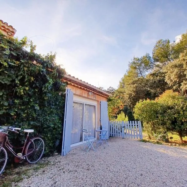 Studio avec jardin entre Aix-en-Provence, Luberon et Verdon, отель в городе Peyrolles-en-Provence
