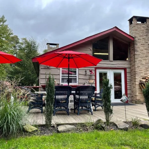 Roscoe Cabin Pet friendly, hotelli kohteessa North Branch