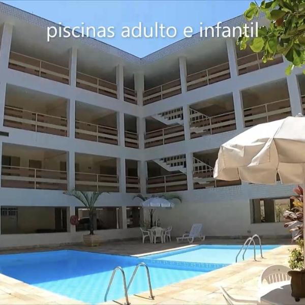 Lindo apto com piscina a 150m da praia do Tombo - Foto 4