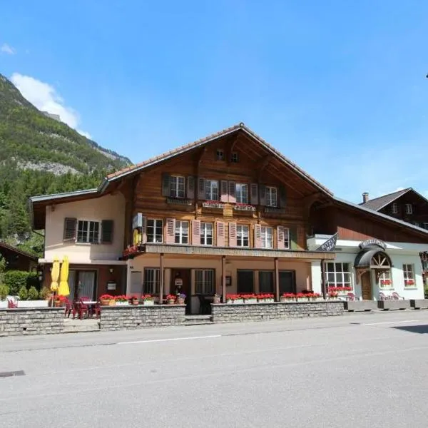 Hotel-Restaurant Alpina, hotel Innertkirchenben