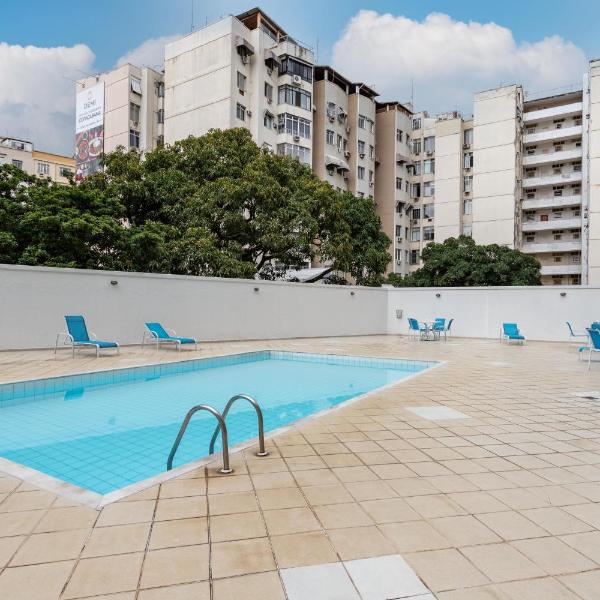 One Flat - Piscina e tranquilidade no coração de Copacabana