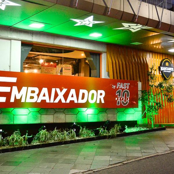 Fast10 Embaixador Hotel - Araújo Viana, Santa Casa, Palácio do Governo