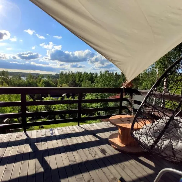 Kuleszówka Domek na Kaszubach z Balią Ogrodową, hotel v destinaci Gowidlino