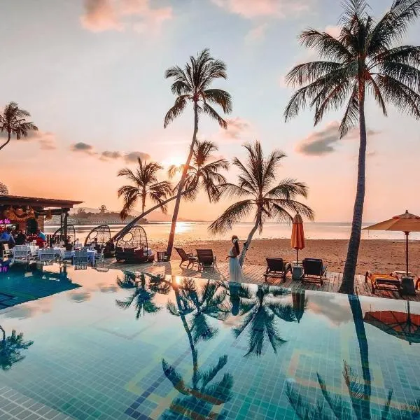Tango Luxe Beach Villa, Koh Samui - SHA Extra Plus, hotell i Choeng Mon Beach