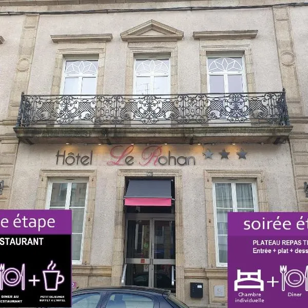 Hôtel Le Rohan Charme et Caractère, hotel in Melrand