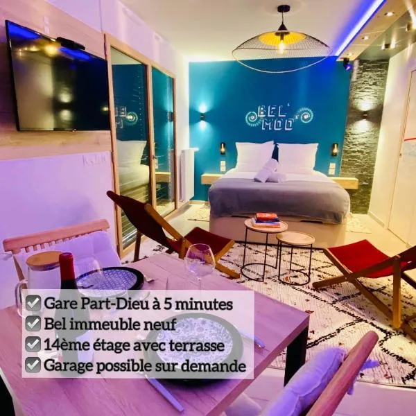 Studio BEL MOD Mont d'Or - Belvédère Moderne, hotel v destinaci Lyon