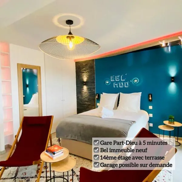 Studio BEL-MOD BUGEY - Belvédère Moderne, hotel v destinaci Lyon