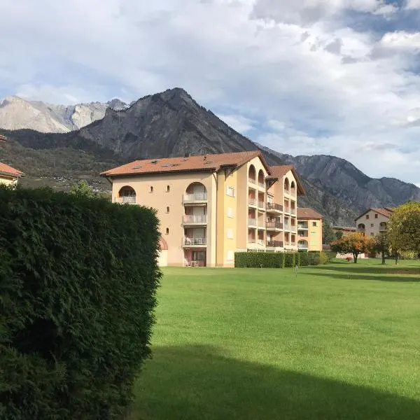 Studio 4pers aux Bains de Saillon，薩永的飯店