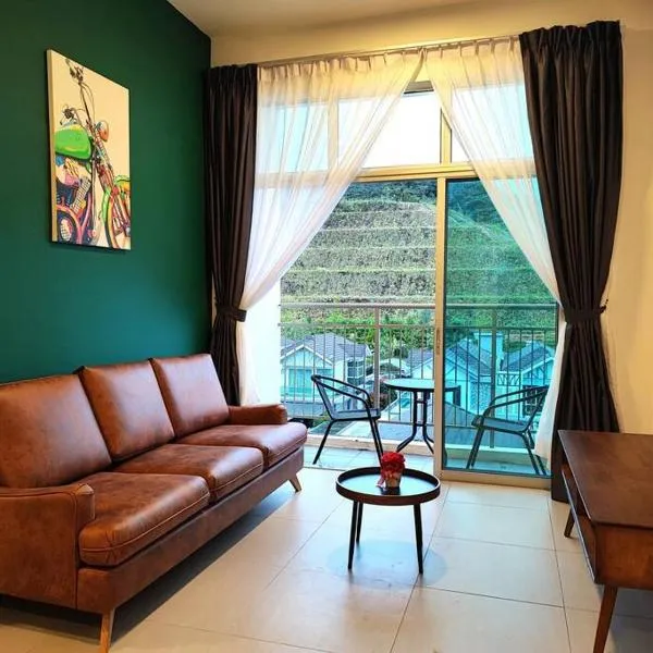 W39C WarmStay atGoldenHill NightMarket 2R WiFi CarPark, hotel v destinaci Brinchang