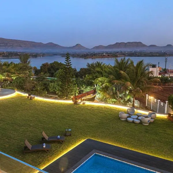 SaffronStays Jannat, Igatpuri 100 Percent pet-friendly villa with amazing lake view, hotel v destinaci Nášik