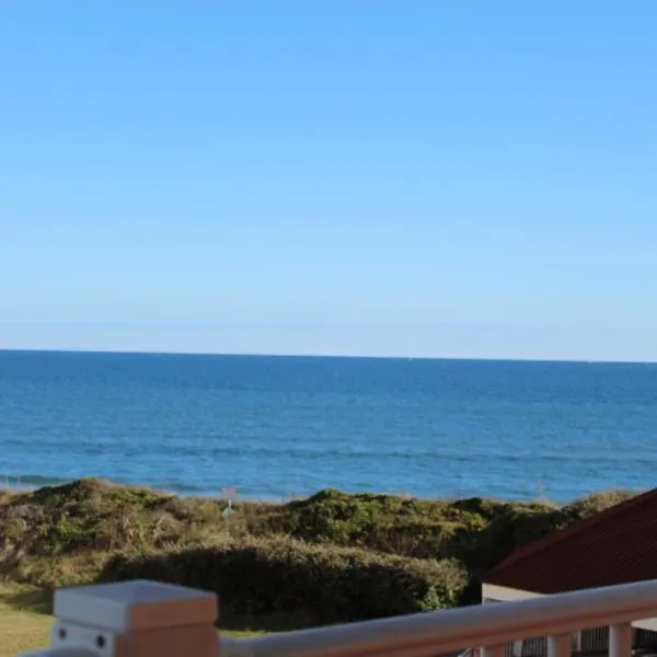 Ocean view, 1BR, 2BA Condo, St Regis 1214, Topsail, NC, hotel sa North Topsail Beach
